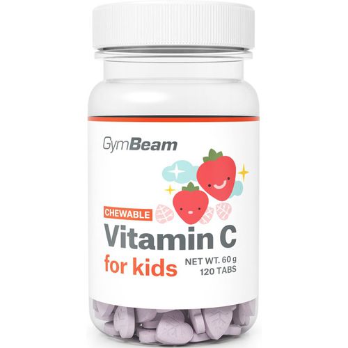 Vitamin C for Kids Tabletten zur Unterstützung des Immunsystems Geschmack Strawberry 120 TABL - GymBeam - Modalova
