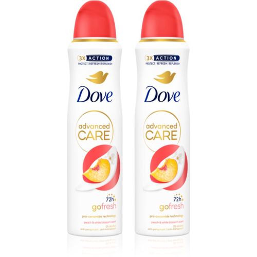 Advanced Care Peach & White Blossom desodorante spray - Dove - Modalova