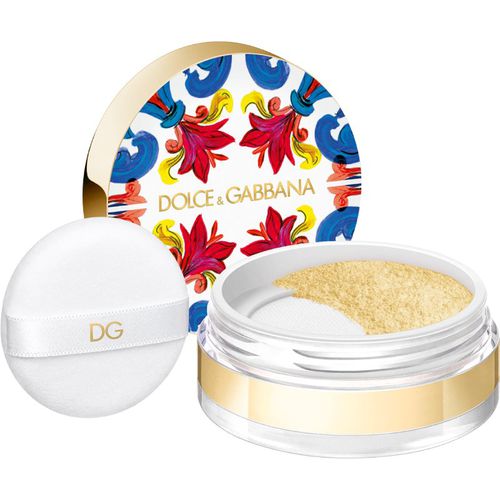 Solar Glow Translucent Loose Setting Powder cipria fissante colore HONEY 3 10 ml - Dolce&Gabbana - Modalova