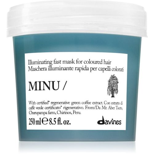 Minu Illuminating Mask mascarilla iluminadora para cabello teñido 250 ml - Davines - Modalova