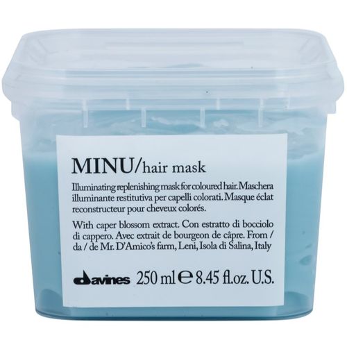 Minu Caper Blossom mascarilla reparación para cabello teñido 250 ml - Davines - Modalova