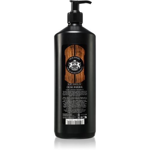 Shampoo champú para el cabello y la barba 1000 ml - Dear Barber - Modalova