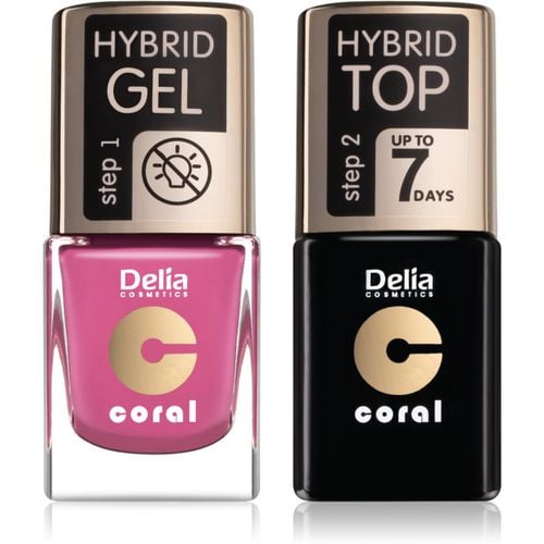 Coral Nail Enamel Hybrid Gel set odstín 05 para mujer - Delia Cosmetics - Modalova