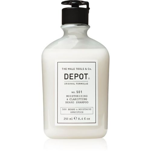 BEARD & MOUSTACHE SPECIFICS NO. 501 MOISTURIZING & CLARIFYING BEARD SHAMPOO champú hidratante para la barba 250 ml - Depot - Modalova