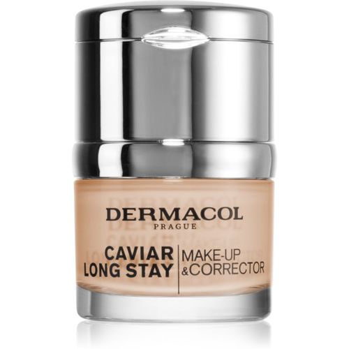 Caviar Long Stay corrector y maquillaje de larga duración con extractos de caviar tono 4 Tan 30 ml - Dermacol - Modalova