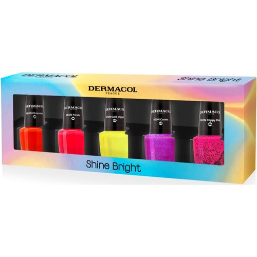 Neon Shine Bright conjunto de esmaltes de uñas - Dermacol - Modalova