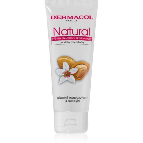 Natural crema de manos nutritiva con aceite de almendras para manos y uñas 100 ml - Dermacol - Modalova