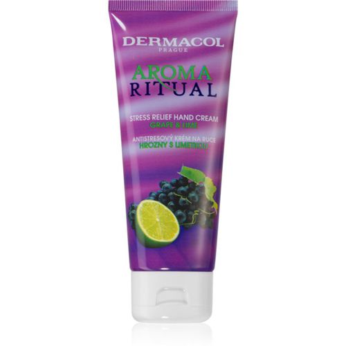 Aroma Ritual Grape & Lime crema de manos antiestrés 100 ml - Dermacol - Modalova