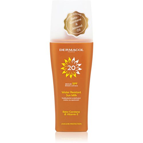 Sun Water Resistant leche solar resistente al agua de protección UV media SPF 20 200 ml - Dermacol - Modalova