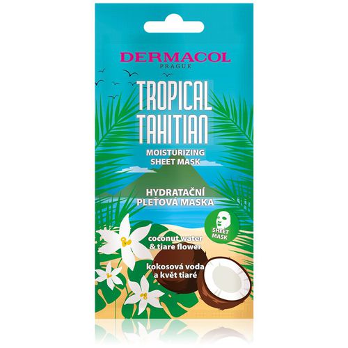 Tropical Tahitian mascarilla hidratante en forma de hoja 23 g - Dermacol - Modalova