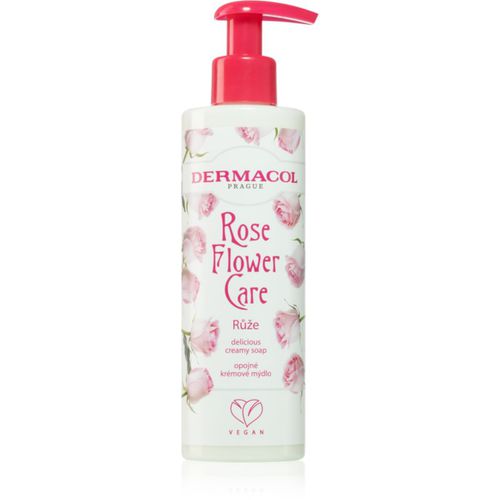 Flower Care Rose jabón con textura de crema para manos 250 ml - Dermacol - Modalova