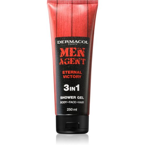 Men Agent Eternal Victory gel de ducha para rostro, cuerpo y cabello para hombre 250 ml - Dermacol - Modalova