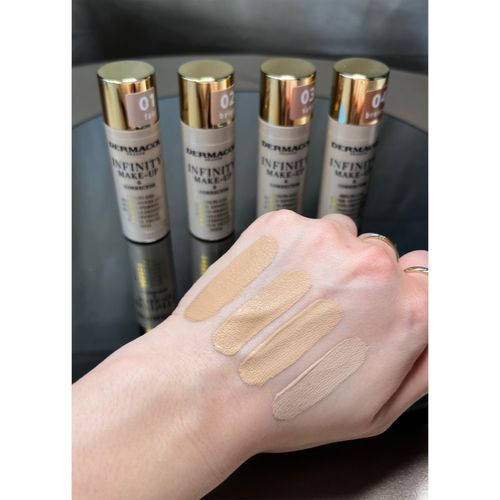 Infinity base de cobertura total SPF 15 tono 02 Beige 20 g - Dermacol - Modalova