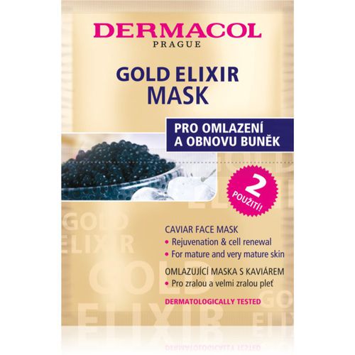 Gold Elixir mascarilla facial con caviar 2x8 g - Dermacol - Modalova