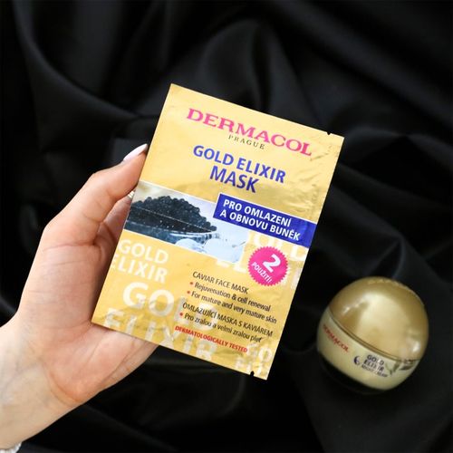 Gold Elixir mascarilla facial con caviar 2x8 g - Dermacol - Modalova