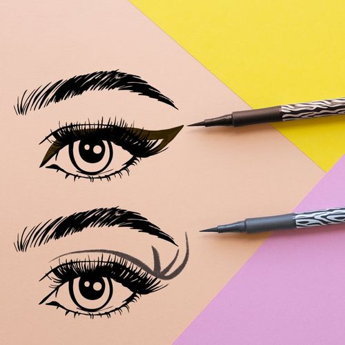 Black Sensation Precise Black delineador de ojos Brown 1 ml - Dermacol - Modalova