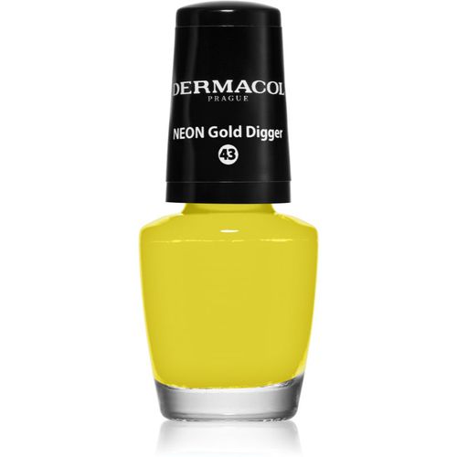 Neon neonfarbener Nagellack Farbton 43 Gold Digger 5 ml - Dermacol - Modalova