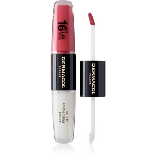H Lip Colour brillo y barra de labios de larga duración tono 16 Classy Sassy 2x4 ml - Dermacol - Modalova
