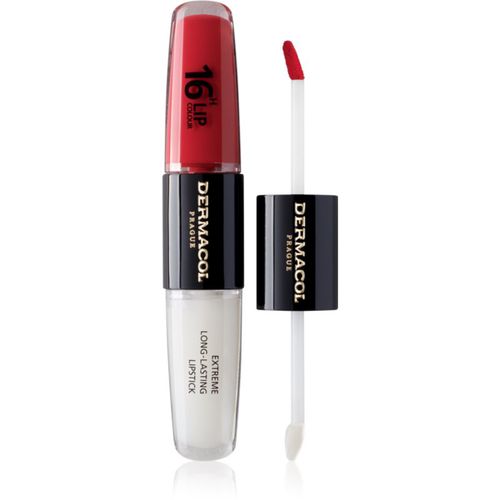 H Lip Colour langlebiger, glänzender Lippenstift Farbton 36 Coral Sunset 2x4 ml - Dermacol - Modalova