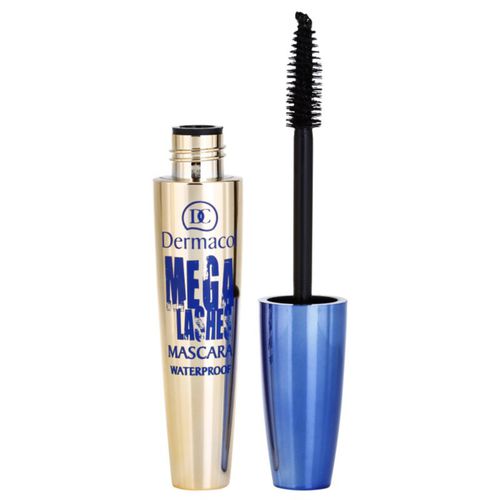 Mega Lashes máscara de pestañas resistente al agua para dar volumen tono Black 12.5 ml - Dermacol - Modalova