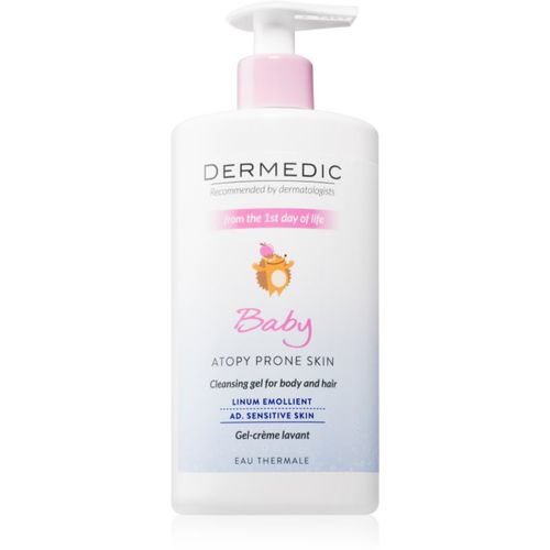 Baby Linum Emolient gel de ducha en crema para bebé lactante 500 ml - Dermedic - Modalova