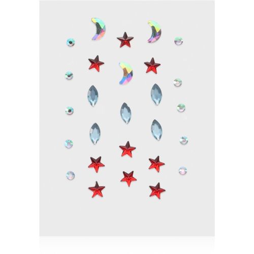 Face Stones pegatinas para el rostro Red Stars 35 ud - Diva & Nice Cosmetics - Modalova