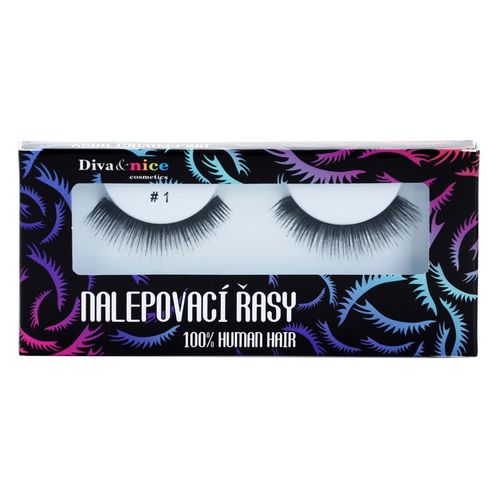 Accessories Lashes pestañas postizas fabricadas con cabello natural No. 1 1 ud - Diva & Nice Cosmetics - Modalova