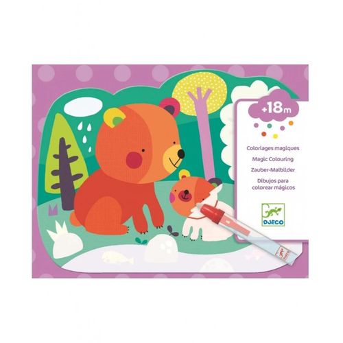 Magic Colouring dibujos para colorear con pincel 18m+ 1 ud - DJECO - Modalova