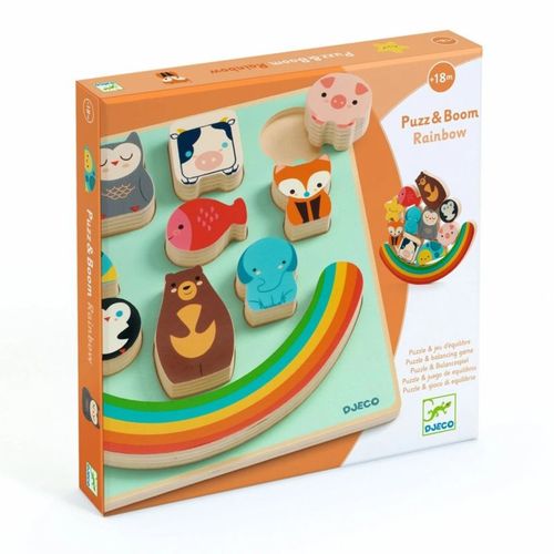 Puzz & Boom Rainbow juego de equilibrio 18m+ 1 ud - DJECO - Modalova