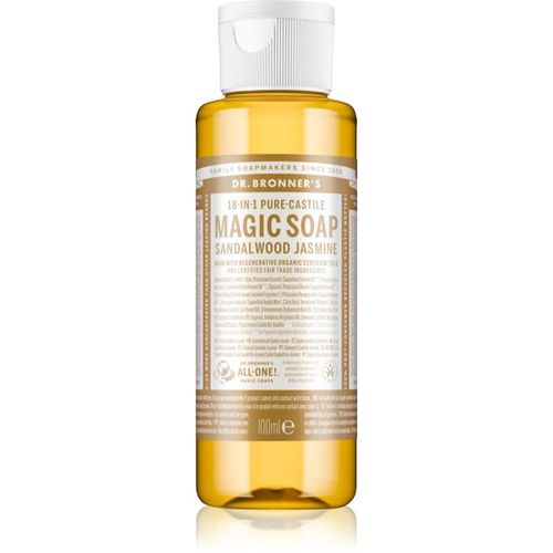 Sandalwood & Jasmine jabón líquido universal 100 ml - Dr. Bronner’s - Modalova