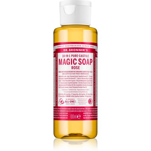 Rose jabón líquido universal 100 ml - Dr. Bronner’s - Modalova