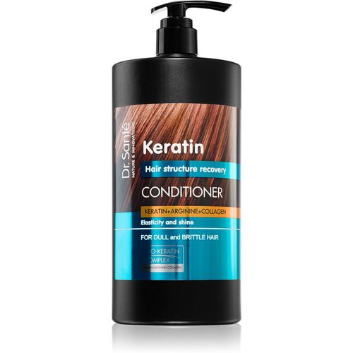 Keratin acondicionador regenerador para cabello quebradizo sin brillo 1000 ml - Dr. Santé - Modalova