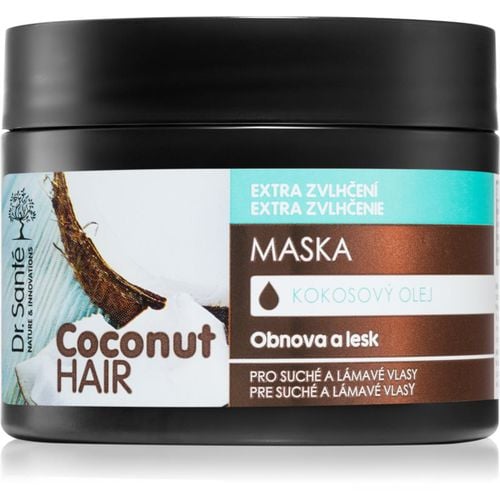 Coconut Hydratisierende Maske für Glanz auf trockenem und brüchigem Haar 300 ml - Dr. Santé - Modalova