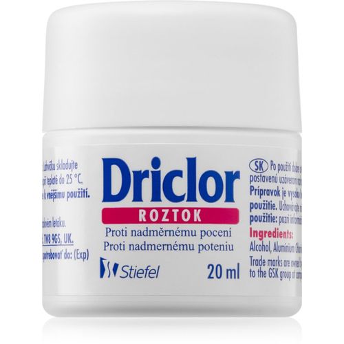 Solution antitranspirante roll-on contra el exceso de sudor 20 ml - Driclor - Modalova