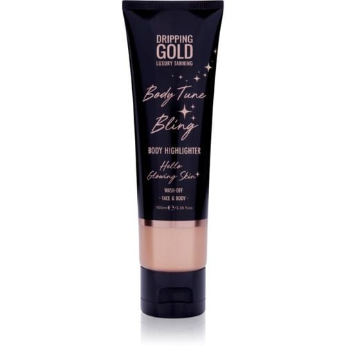 Luxury Tanning Body Tune Bling iluminador cremoso para cara y cuerpo 100 ml - Dripping Gold - Modalova