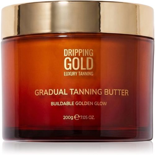 Gradual Tanning Butter manteca corporal con efectos autobronceadores 200 g - Dripping Gold - Modalova