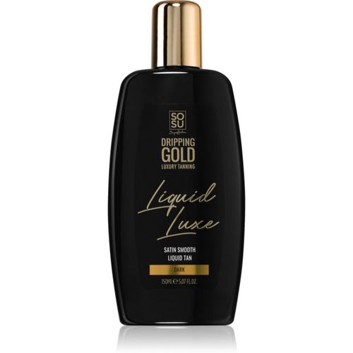 Luxury Tanning Liquid Luxe lozione autoabbronzante per il corpo Dark 150 ml - Dripping Gold - Modalova