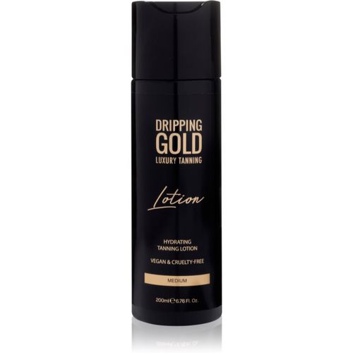 Luxury Tanning Lotion feuchtigkeitsspendende Selbstbräunermilch für intensive Bräunung Farbton Medium 200 ml - Dripping Gold - Modalova