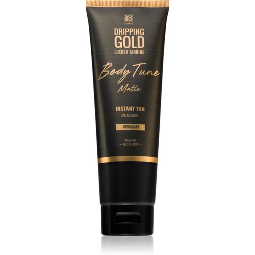 Luxury Tanning Body Tune creama autobronceadora corporal y facial con efecto instantáneo Ultra Dark 125 ml - Dripping Gold - Modalova