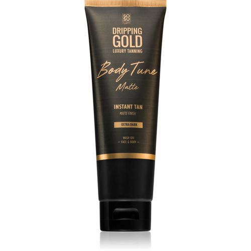 Luxury Tanning Body Tune Selbstbräunercreme für Körper und Gesicht mit Sofort-Effekt Ultra Dark 125 ml - Dripping Gold - Modalova