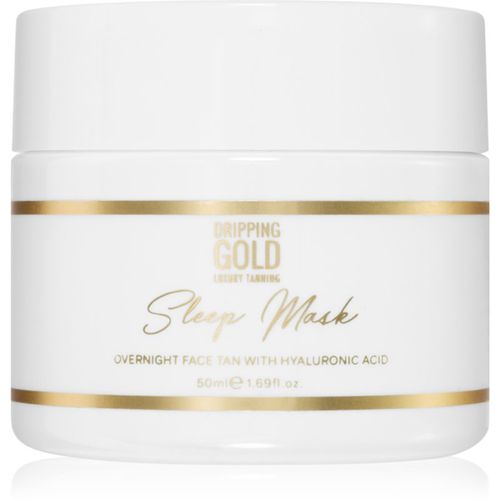 Sleep Mask maschera autoabbronzante notte per il viso colore Medium/Dark 50 ml - Dripping Gold - Modalova