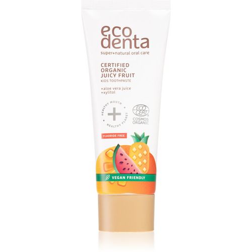 Organic Kids Certified Organic Juicy Fruit dentifricio per bambini 75 ml - Ecodenta - Modalova