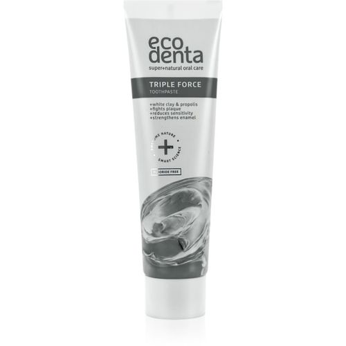 Expert Triple Force pasta de dientes sin flúor con triple acción 100 ml - Ecodenta - Modalova