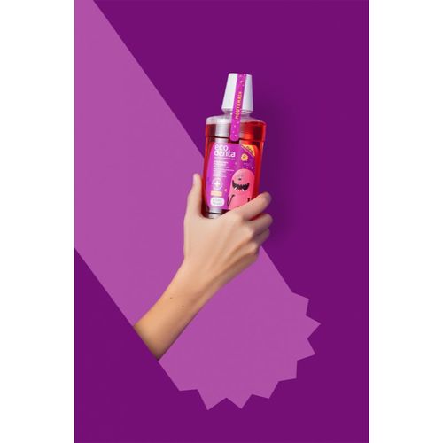 Super + enjuague bucal con efecto refrescante para niños sabor Strawberry 250 ml - Ecodenta - Modalova