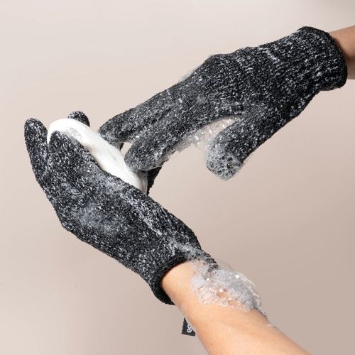 Charcoal Bath Infused Gloves manopla exfoliante 2 ud - EcoTools - Modalova