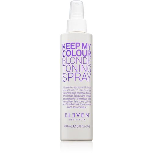 Keep My Colour Blonde Toning Spray spray con color protector de calor para el cabello 200 ml - Eleven Australia - Modalova