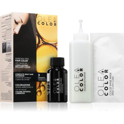 Tinte permanente para cabello tono 3 Dark Brown 1 ud - Oleacolor - Modalova
