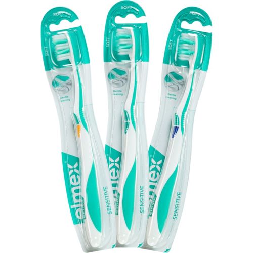 Sensitive cepillo de dientes extra suave Green & Yellow 1 ud - Elmex - Modalova