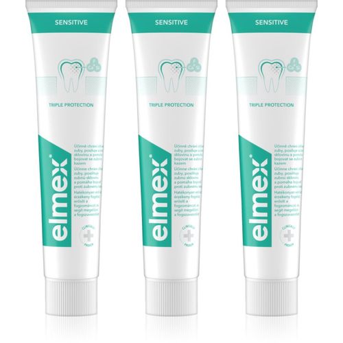 Sensitive pasta para dientes sensibles 3x75 ml - Elmex - Modalova
