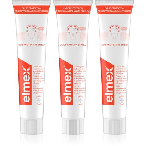 Caries Protection pasta de dientes para prevenir caries con fluoruro 3x75 ml - Elmex - Modalova